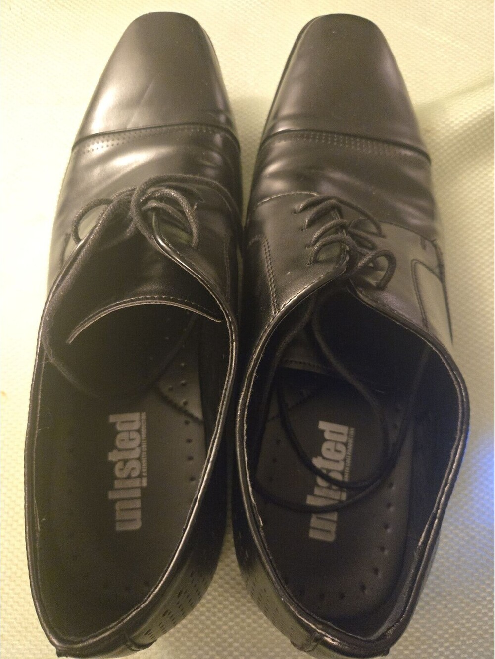 Unlisted by Kenneth Cole Lesson Plan Black Cap-Toe Oxford Size 11 M - Picture 3 of 6